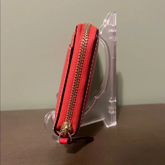 Kate Spade Red Zip-Around Wallet - Picture 3 of 13